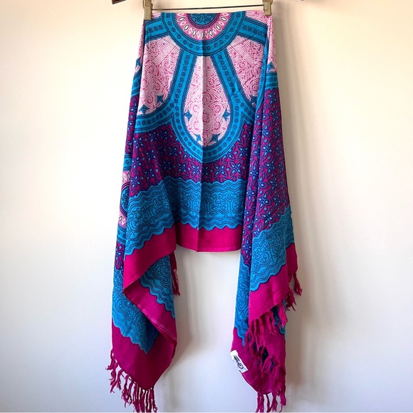 Carolina Lopez Mexico Sarong/Pareo NWOT - Picture 2 of 4